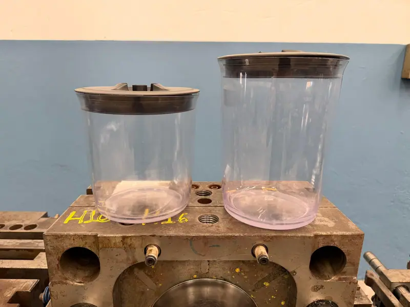 Molde de inyección para envases herméticos — artículo 8 del acervo de 3WS