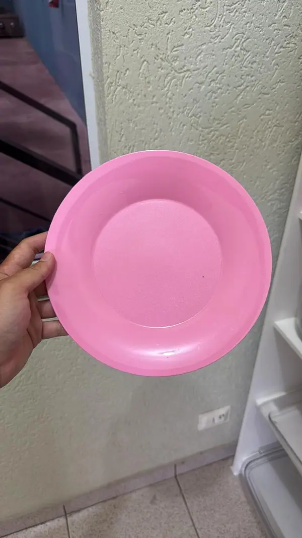 Pieza plástica producida por el molde para un plato con pieza de 100 g
